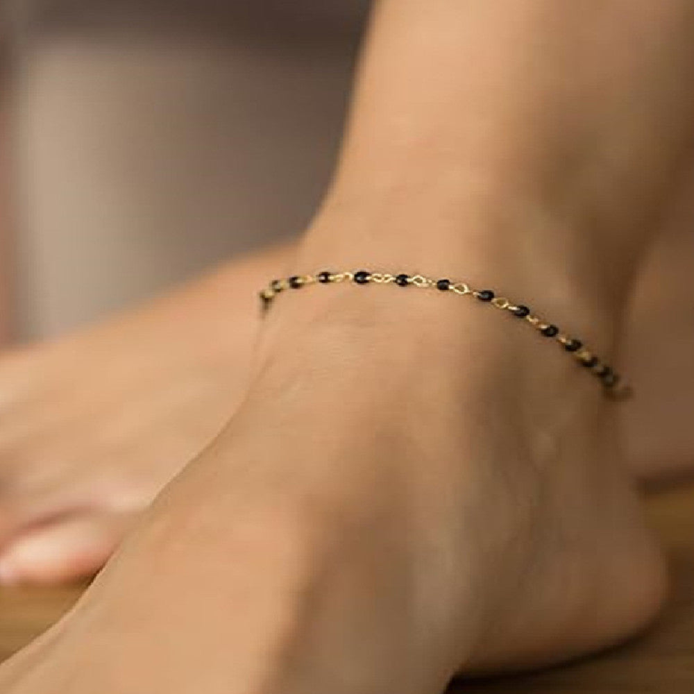 Noir Charm Tornozeleira Feminina Elegante Serenyah