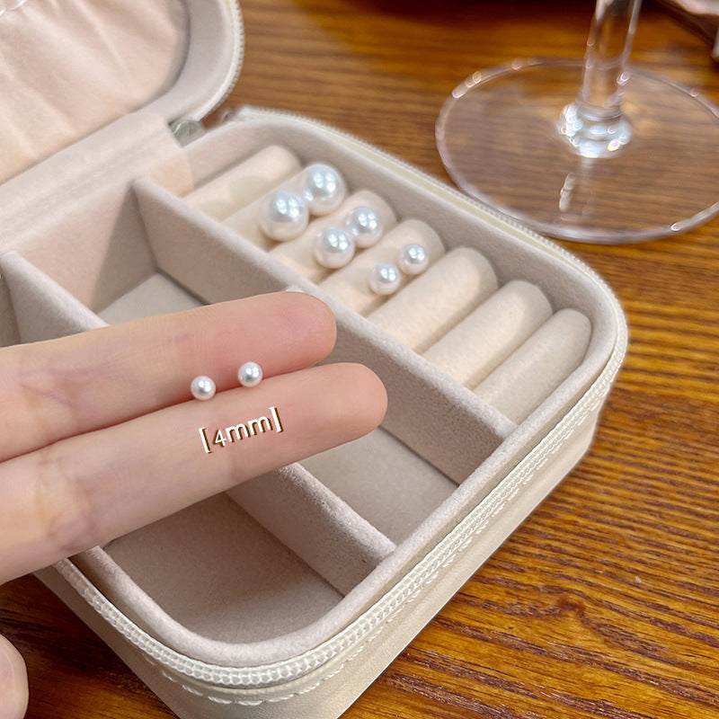 Luna Pearl Brincos de Pérola | Stud Earrings Prata 925 Serenyah