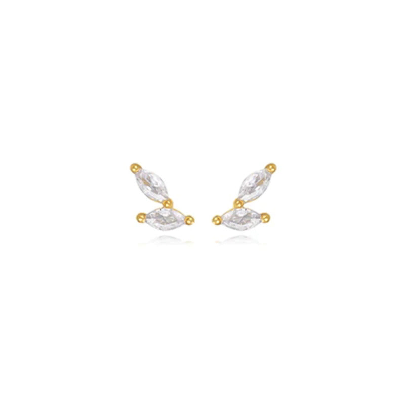 Nova Studs Brincos Mini Zircônia Korean Chic Serenyah