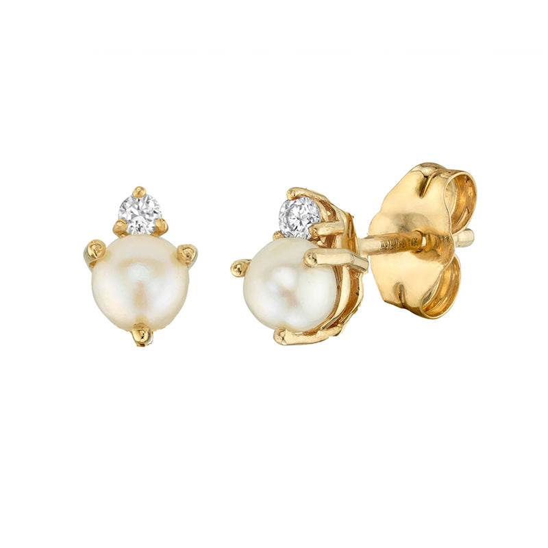 Nova Studs Brincos Mini Zircônia Korean Chic Serenyah