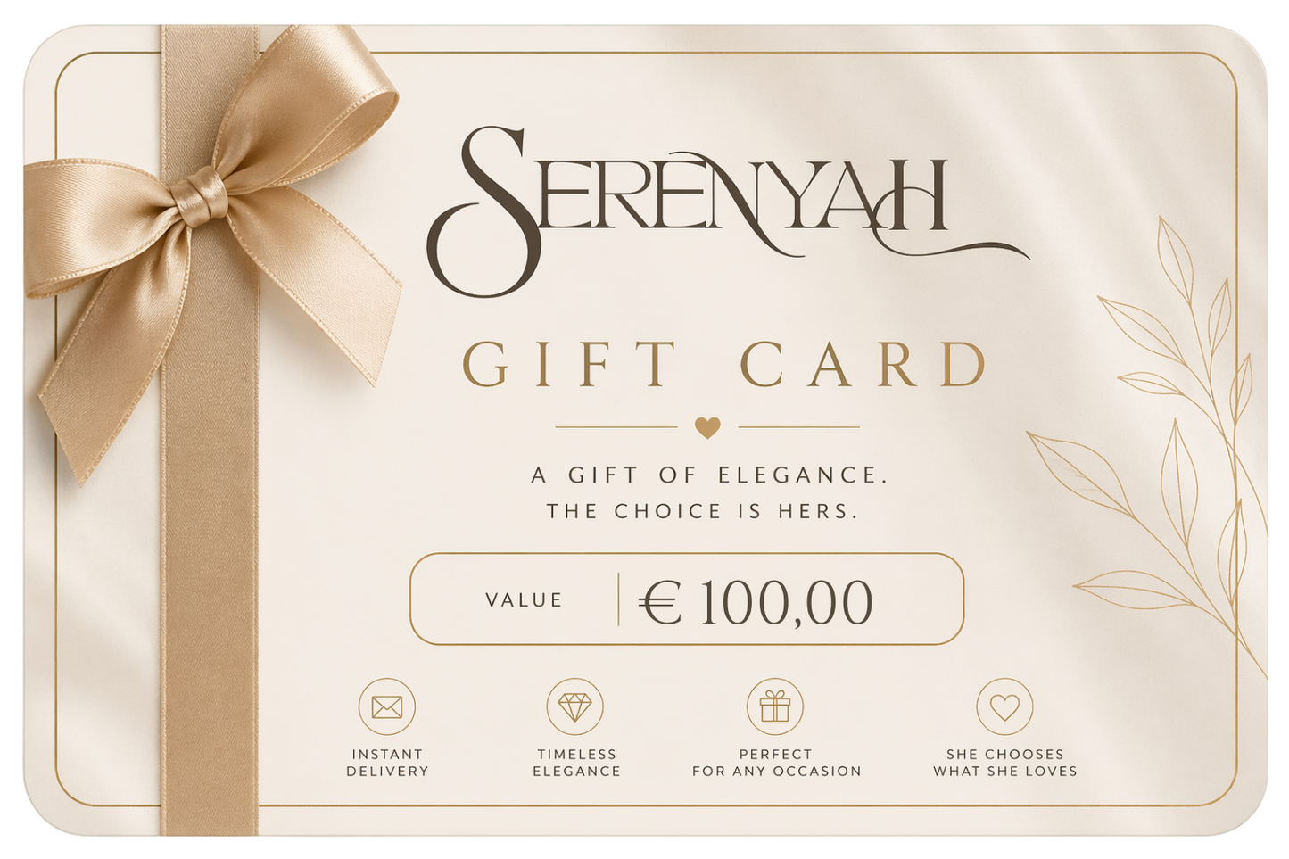 Serenyah Gift Card - 100€