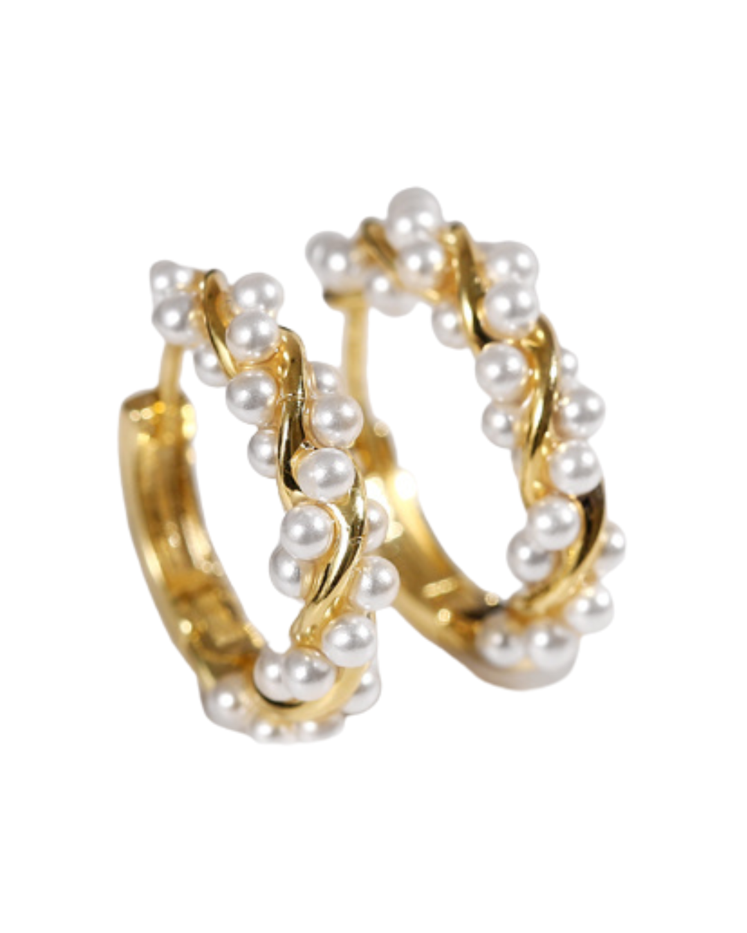 Élysée Earrings – Brincos com Pérolas em Ouro ou Ouro Rosé