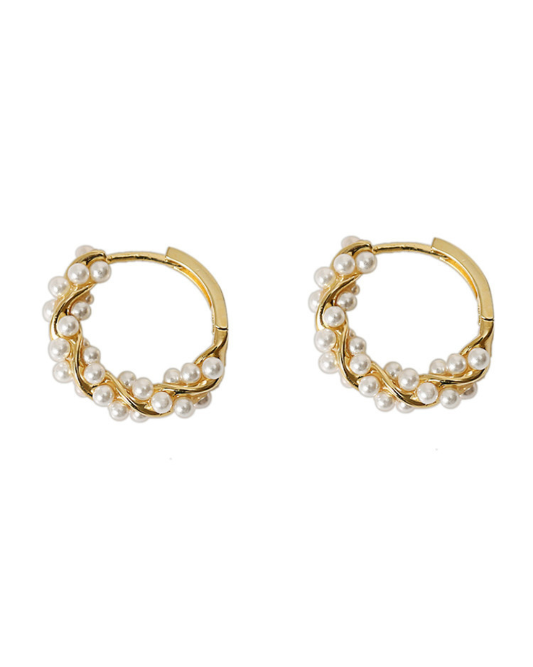 Élysée Earrings – Brincos com Pérolas em Ouro ou Ouro Rosé