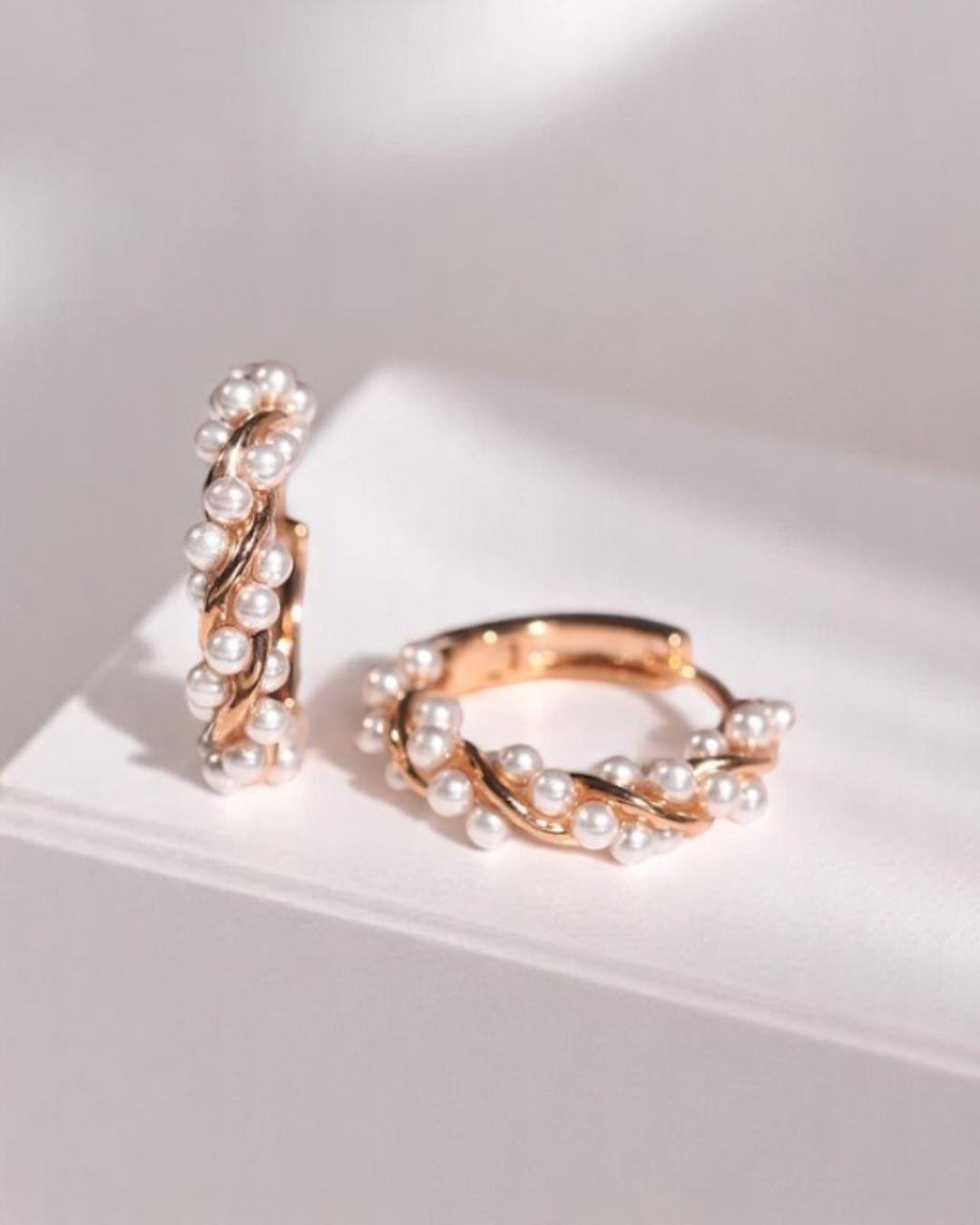 Élysée Earrings – Brincos com Pérolas em Ouro ou Ouro Rosé