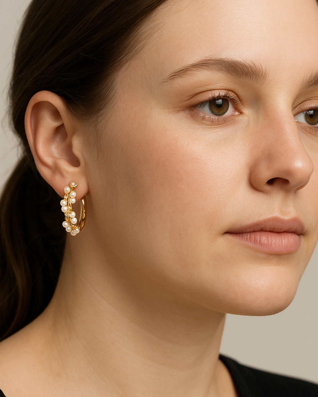 Élysée Earrings – Brincos com Pérolas em Ouro ou Ouro Rosé