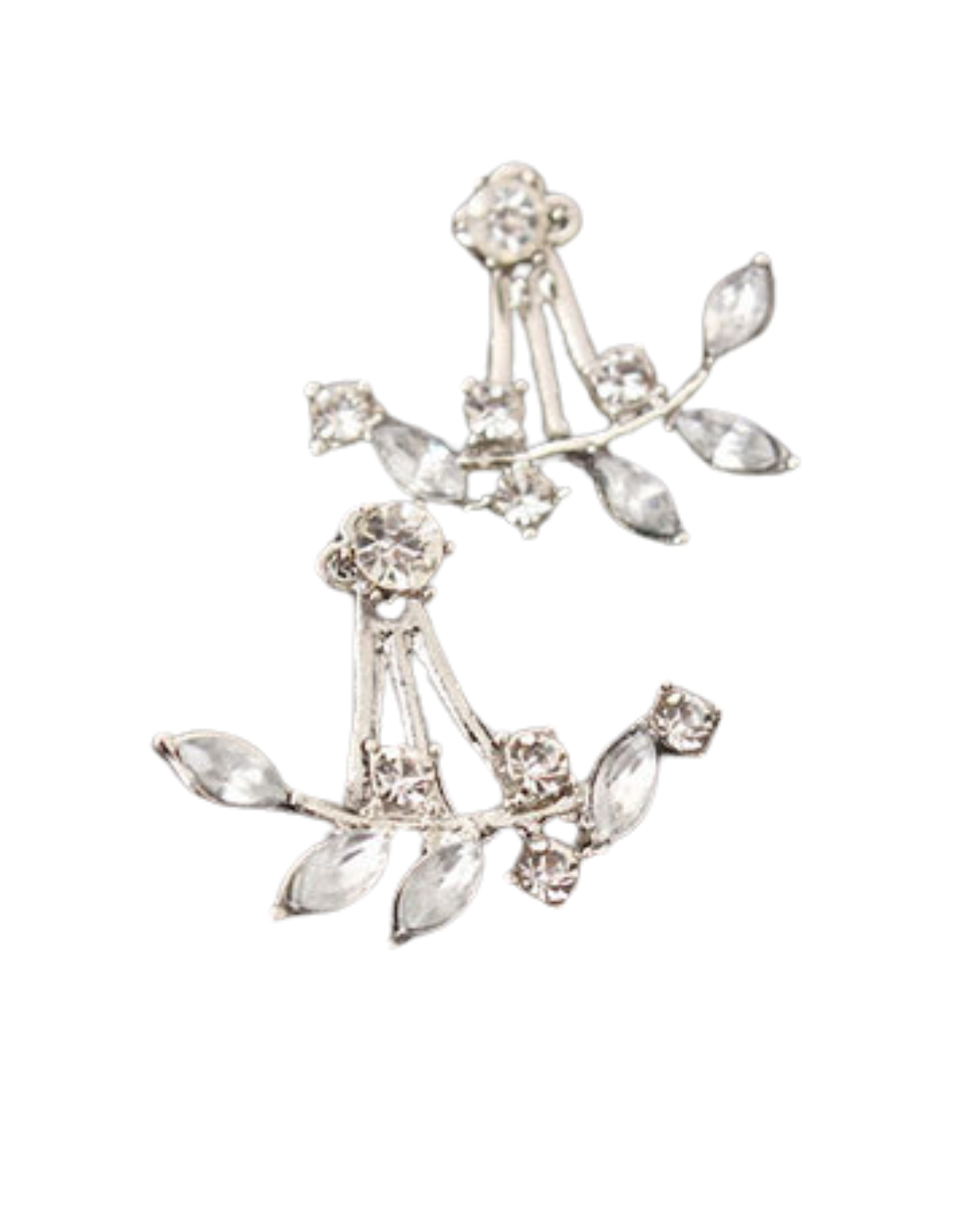 Fiorelle Earrings – Brinco Floral com Pérolas e Design Ajustável