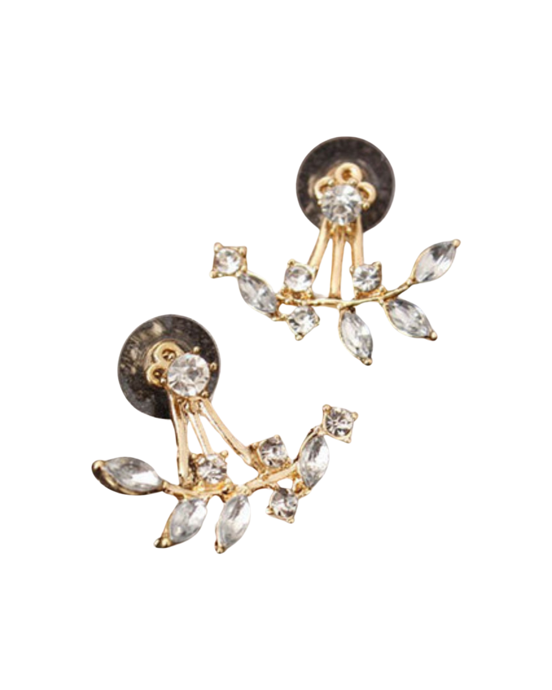 Fiorelle Earrings – Brinco Floral com Pérolas e Design Ajustável