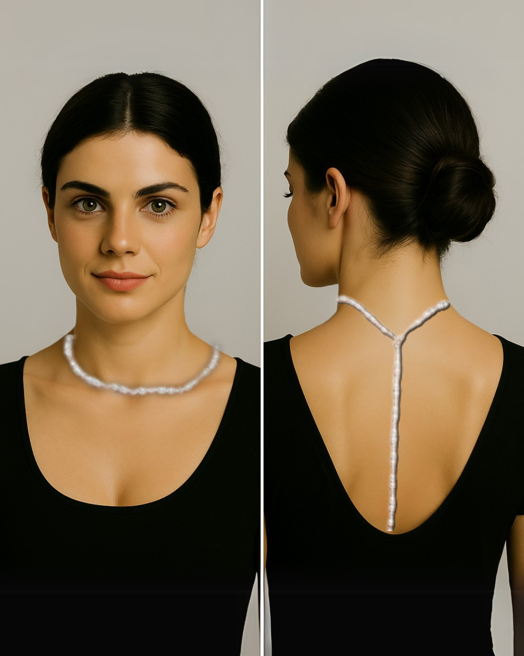 Pearl Cascade Colar Pérolas Serenyah