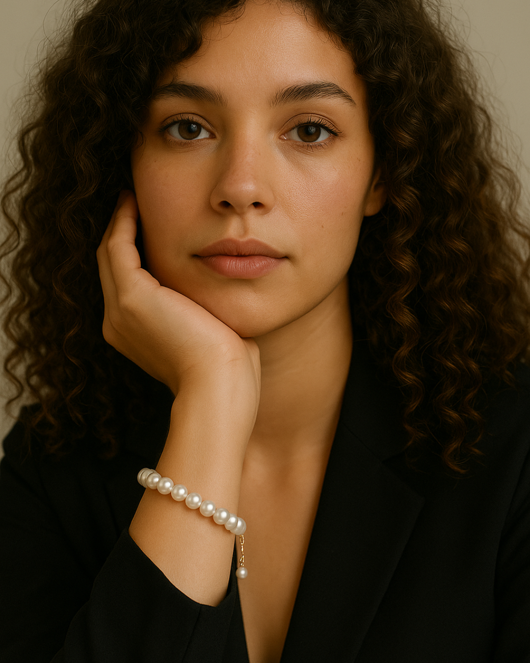 Perla Vera - Pulseira com Pérolas Naturais de Água Doce Serenyah