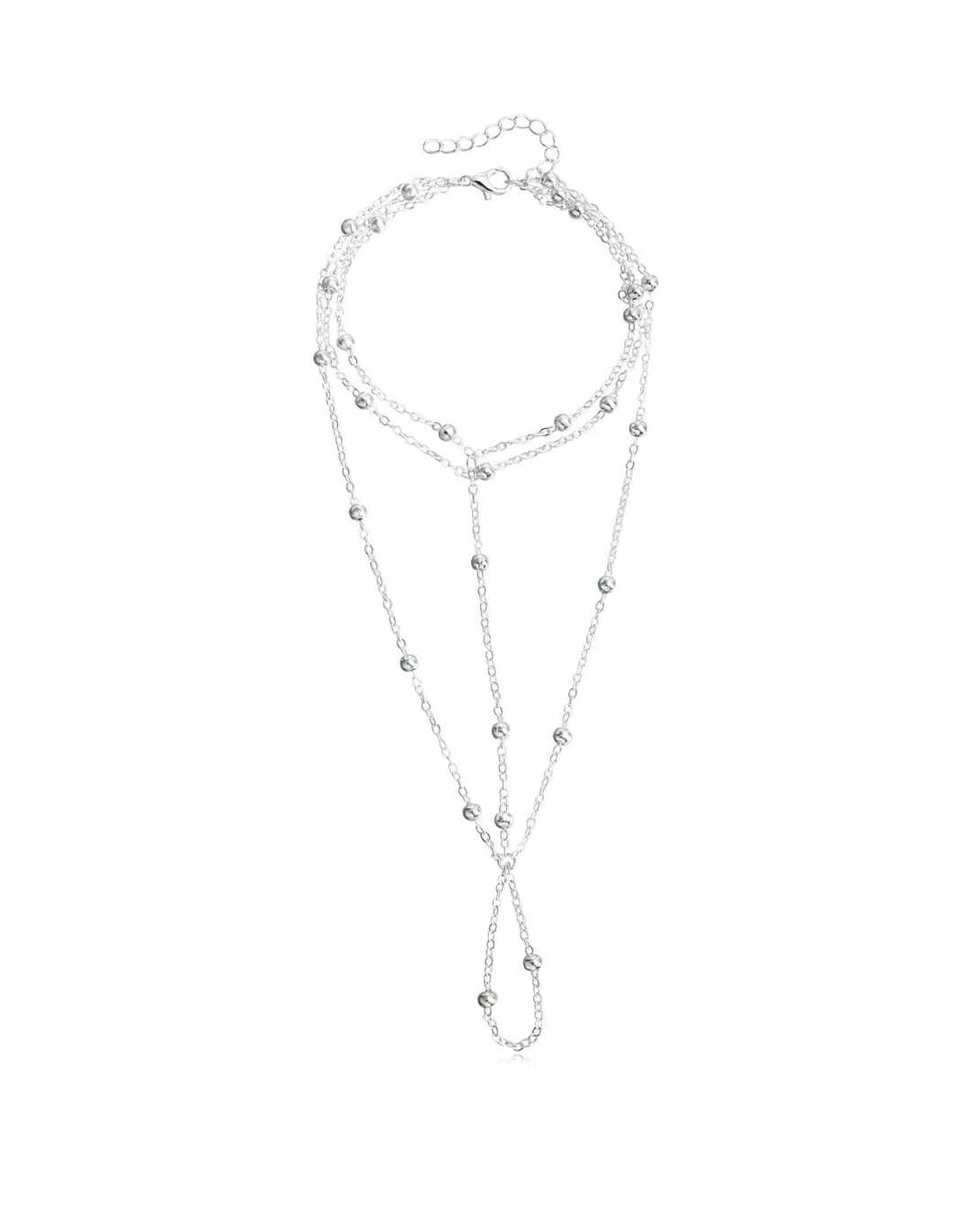 Sahara Tornozeleira e Corrente Dourada para Pés Serenyah