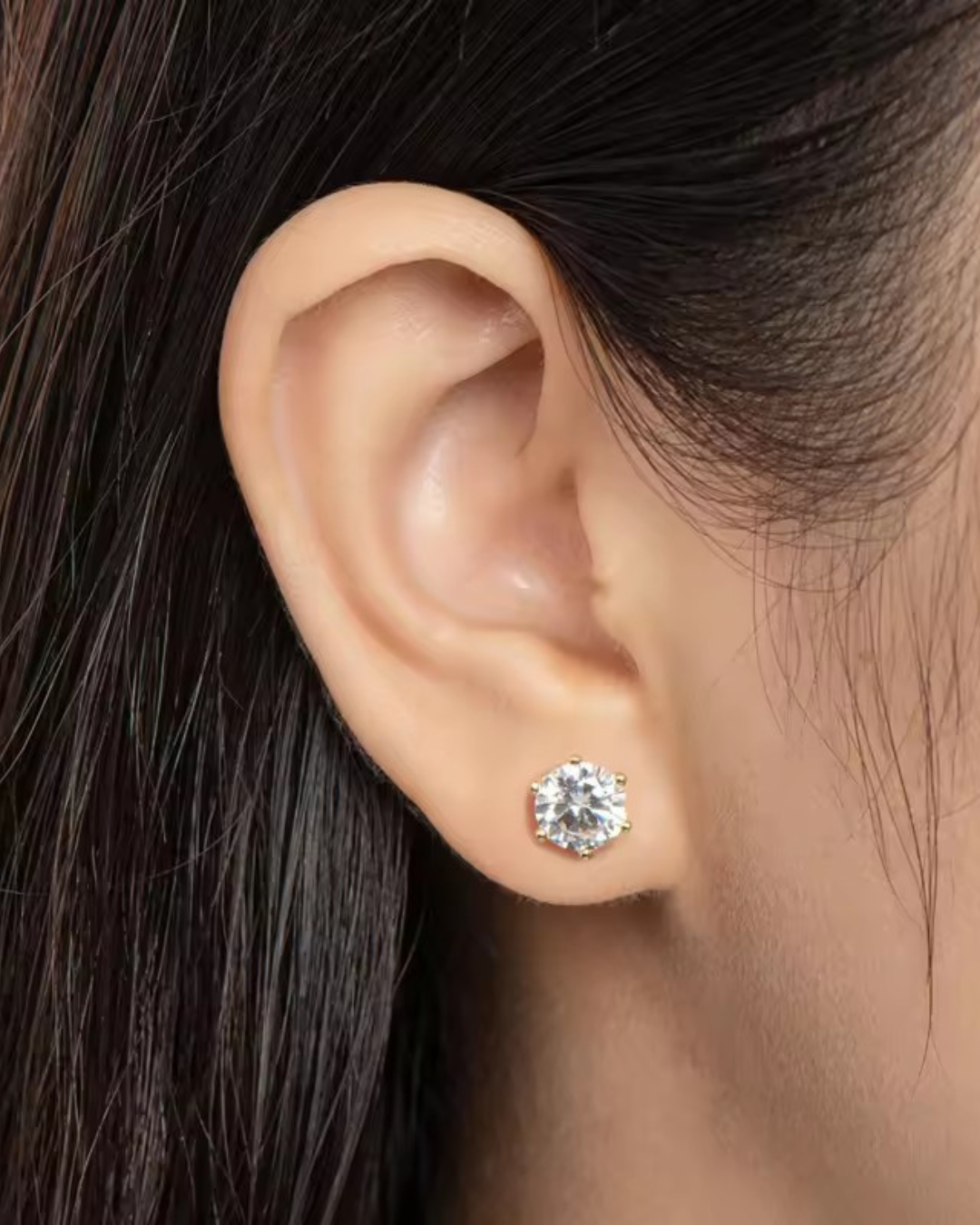 Verona Studs - Zirconia Earring Gold or Silver Plated | Serenyah