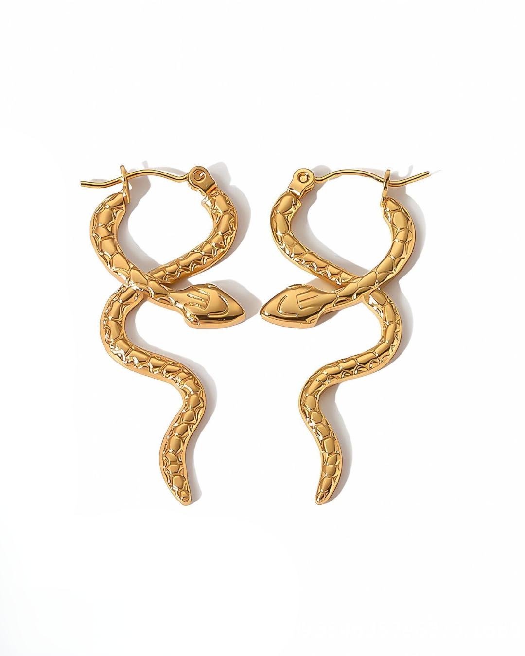Viperra Earrings | Brincos Serpente Banhados a Ouro 18K – Serenyah