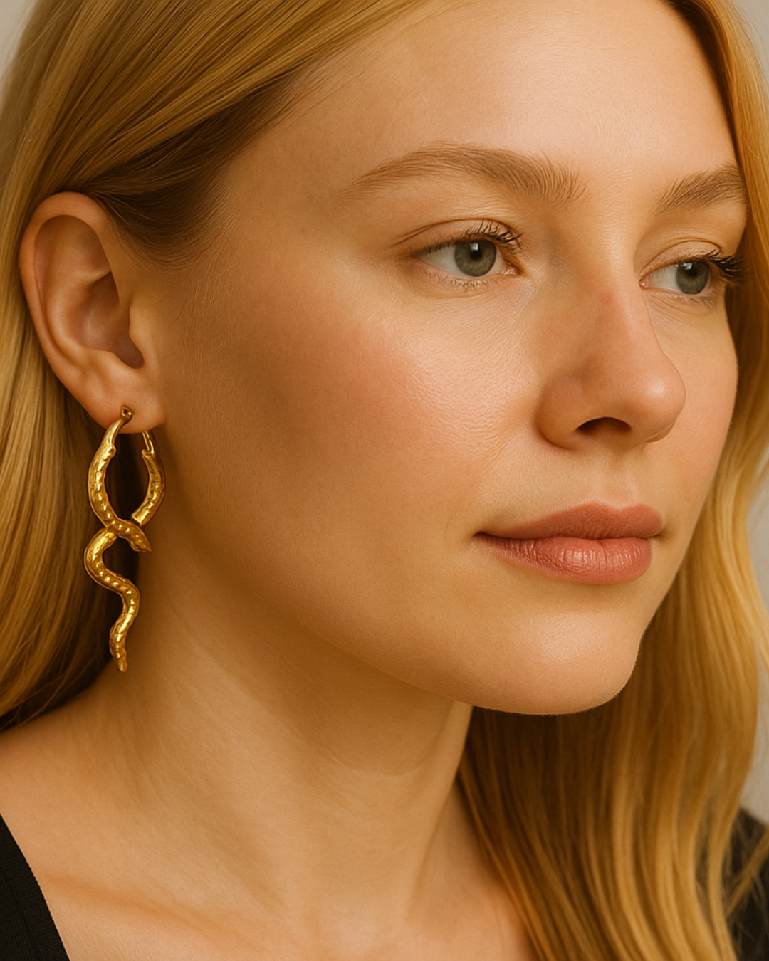 Viperra Earrings | Brincos Serpente Banhados a Ouro 18K – Serenyah