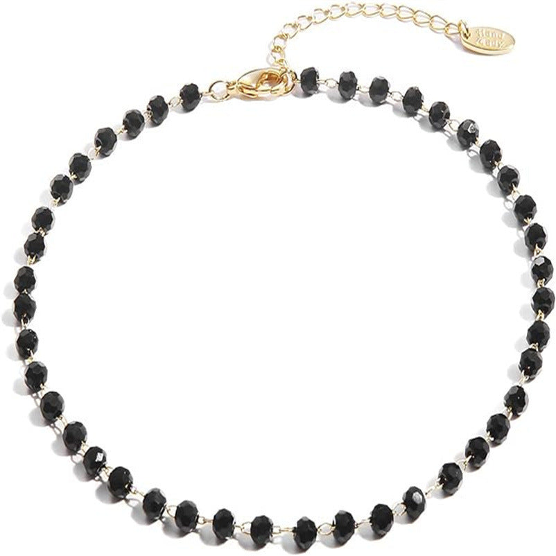 Noir Charm Tornozeleira Feminina Elegante Serenyah