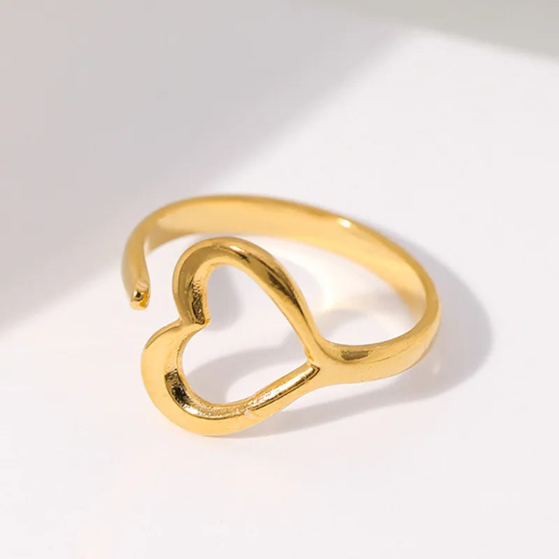 Classic Geometric Ring - Style JR063 - Gold