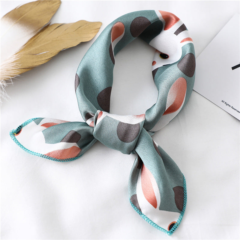 Elysée Scarf Lenço 50 cm Cetim Serenyah