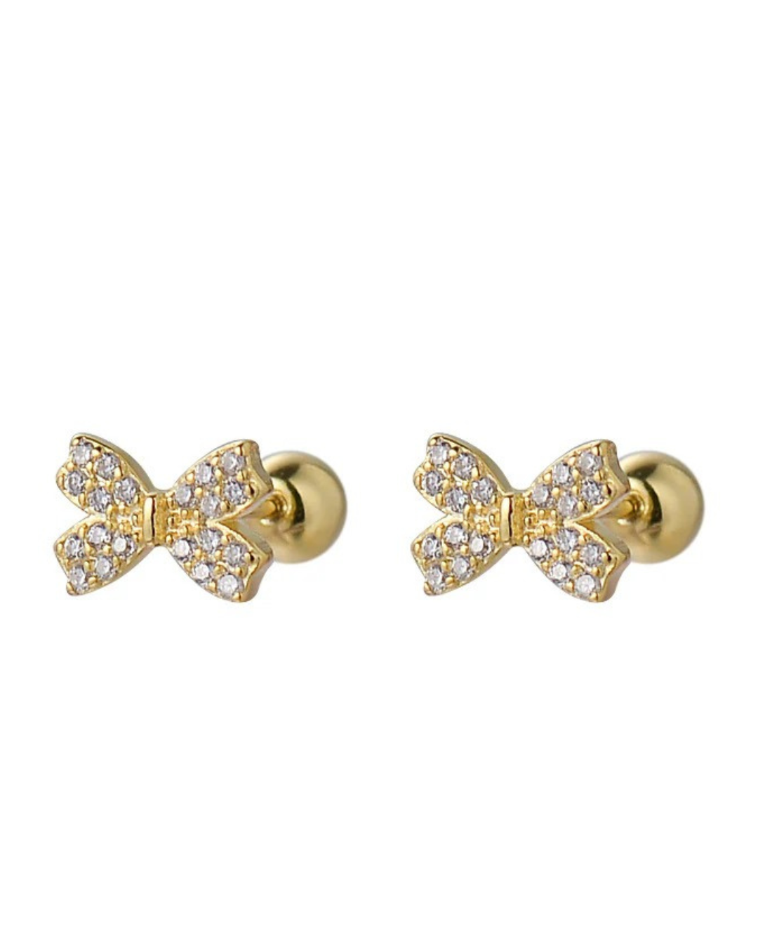 Soho Bow Brincos Laço Prata 925 Semi‑Jóias Serenyah