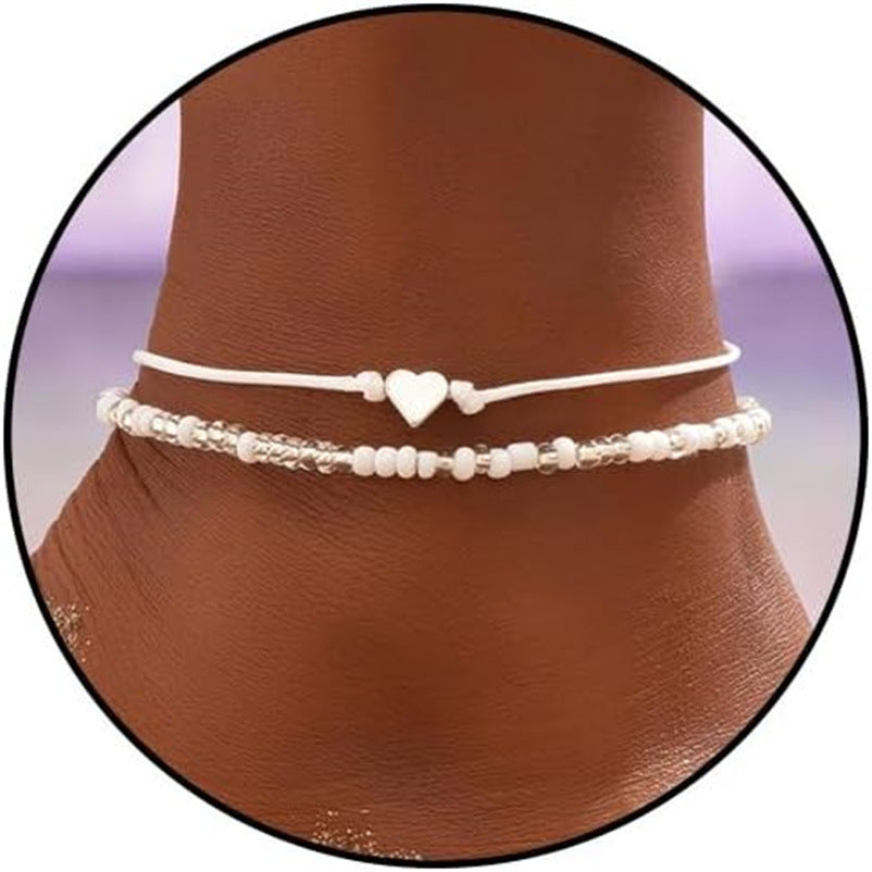 Noir Charm Tornozeleira Feminina Elegante Serenyah