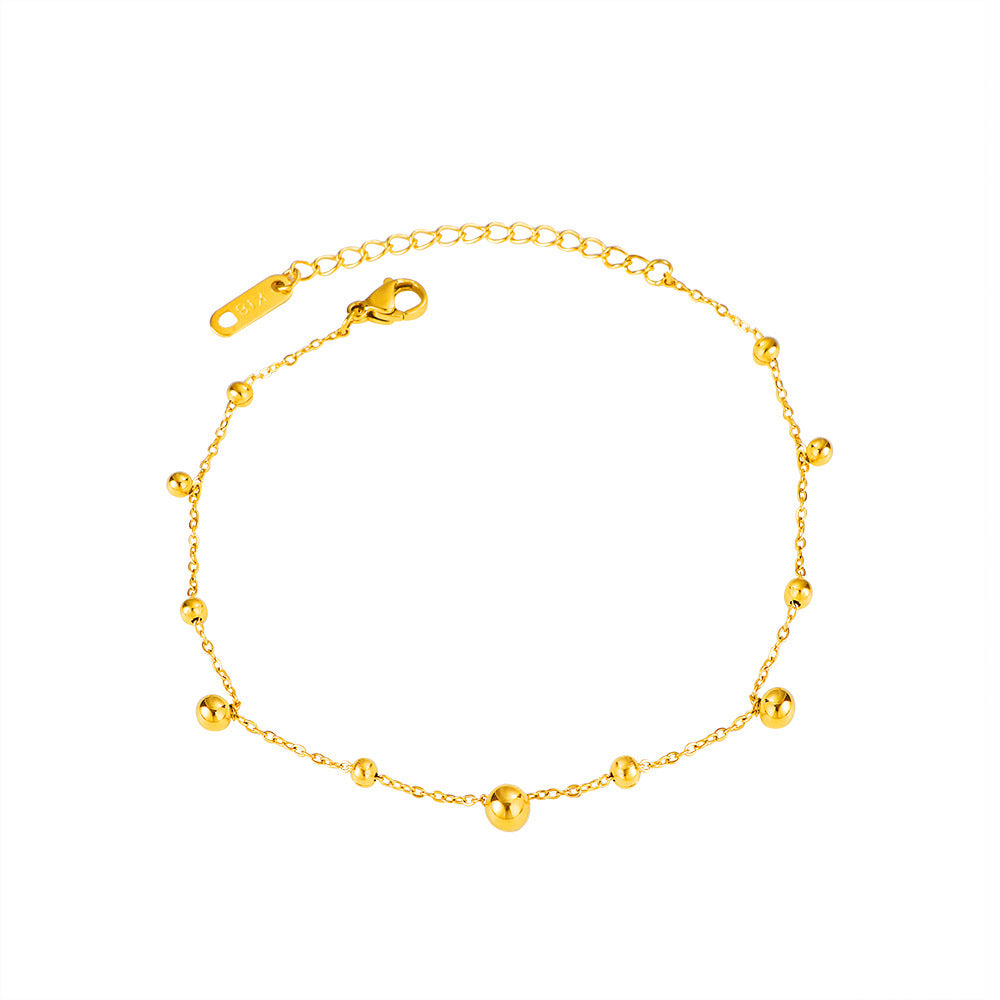 Siena Gold Tornozeleira Dourada Feminina Serenyah