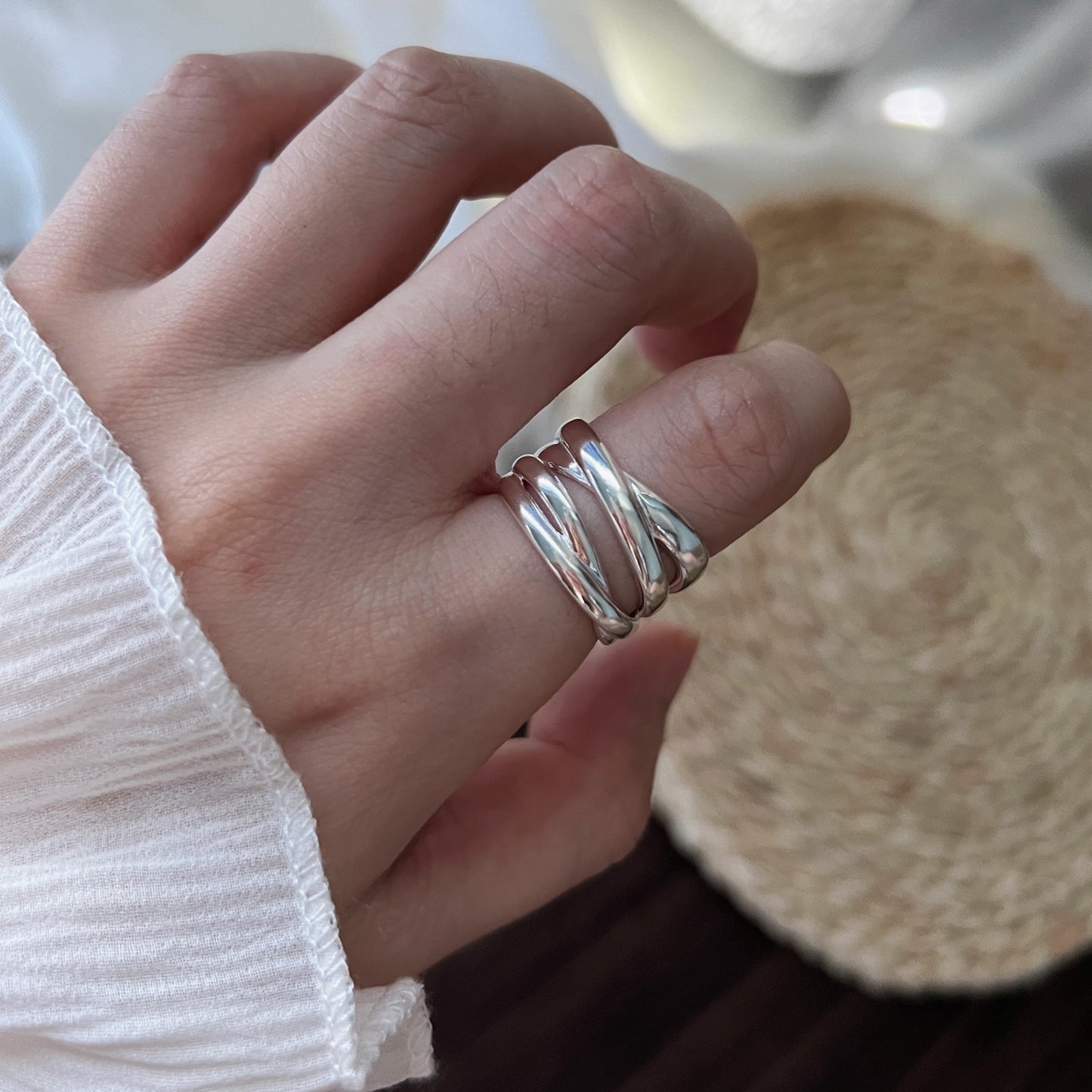 Multi-Layer Crossover Ring Serenyah