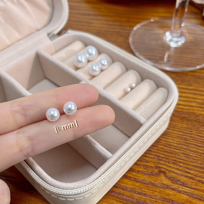 Luna Pearl Brincos de Pérola | Stud Earrings Prata 925 Serenyah