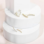 Aurora Luxe 14K Gold Earrings with Serenyah Zirconias