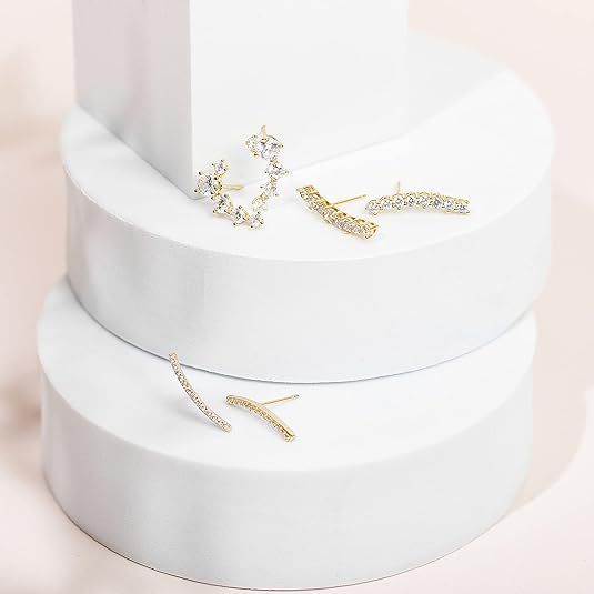 Aurora Luxe 14K Gold Earrings with Serenyah Zirconias