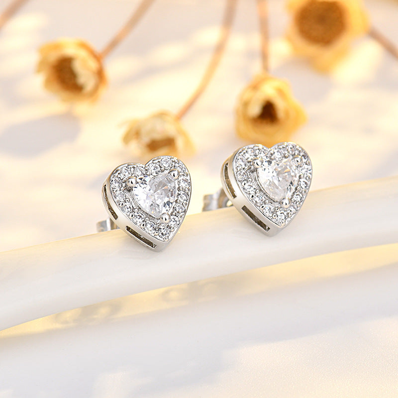 Chandelier Zirconia Earrings Trio | Serenyah Square Round Heart Set