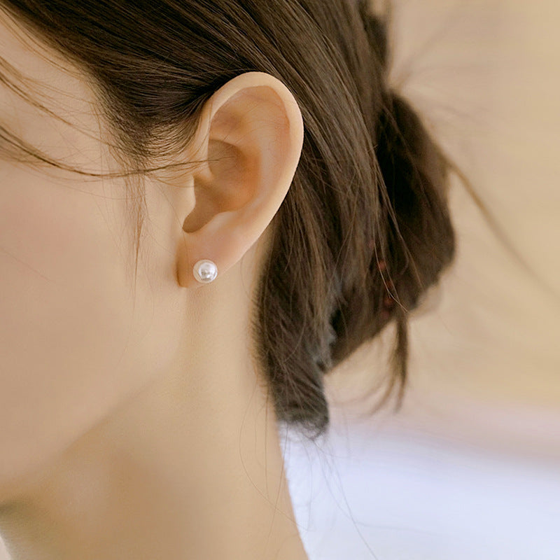 Luna Pearl Pearl Earrings | Stud Earrings 925 Silver Serenyah