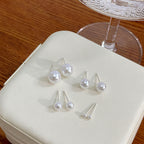 Luna Pearl Pearl Earrings | Stud Earrings 925 Silver Serenyah