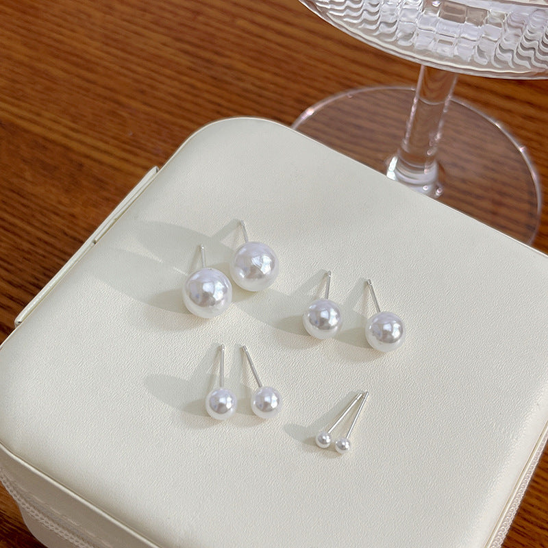 Luna Pearl Pearl Earrings | Stud Earrings 925 Silver Serenyah