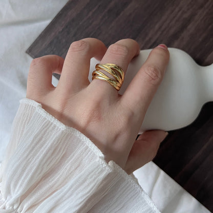 Multi-Layer Crossover Ring Serenyah