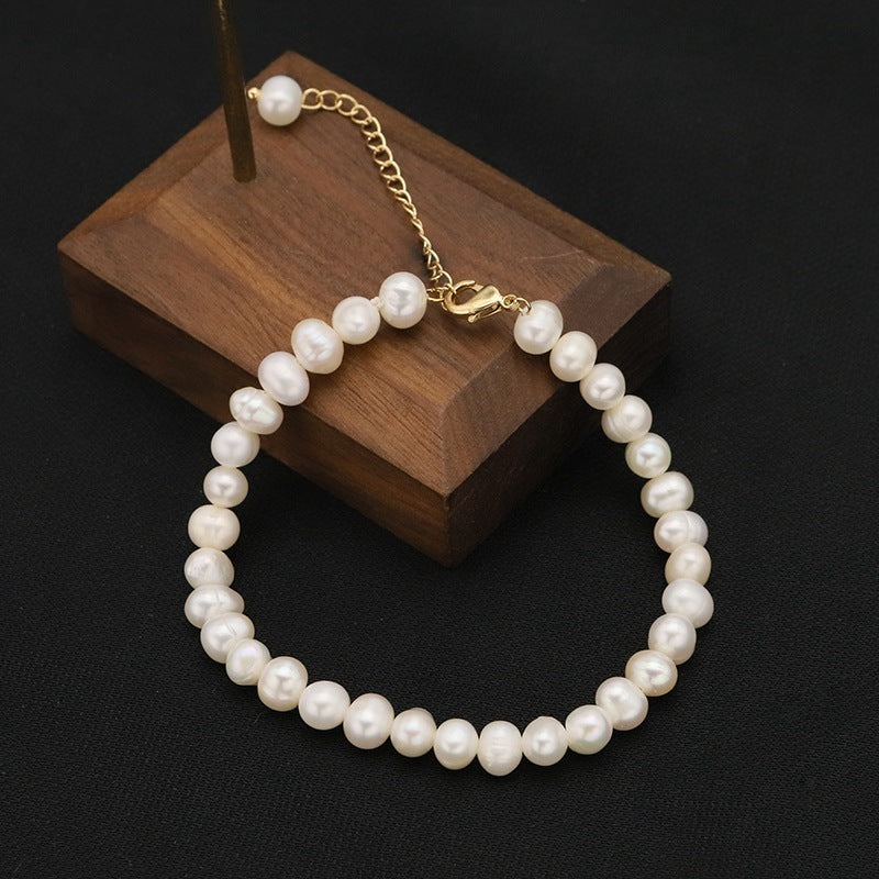 Liria Pearl Bracelets with Natural Pearls and Serenyah Pendant
