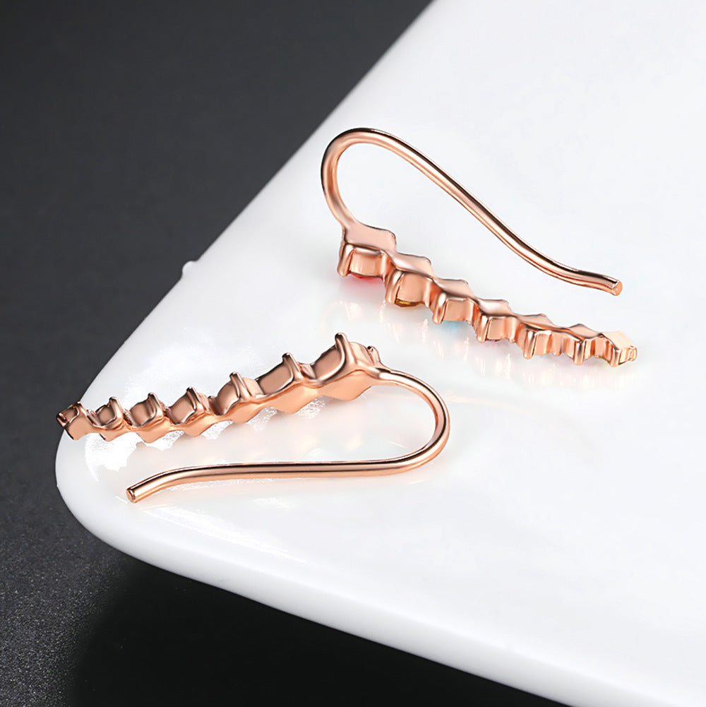 Astra Zirconia Brincos Femininos Coloridos Serenyah