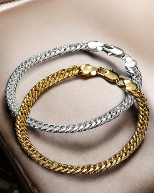 Milano Chain – Women's Chain Bracelet | 18K Gold & 925 Silver-Tone | Serenyah