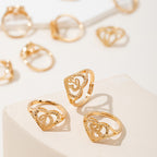 Initiale Ring – Ring with alphabet letter in minimalist design