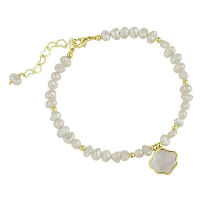 Perla Nuvola – Natural Pearl & Mother of Pearl Necklace and Bracelet Set | Serenyah