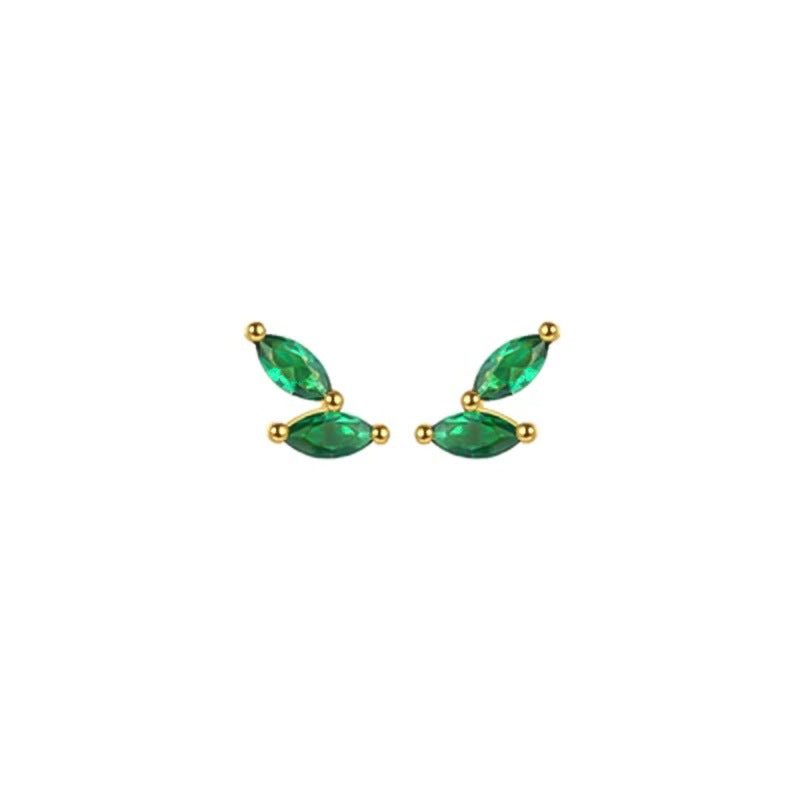 New Studs Earrings Mini Zirconia Korean Chic Serenyah