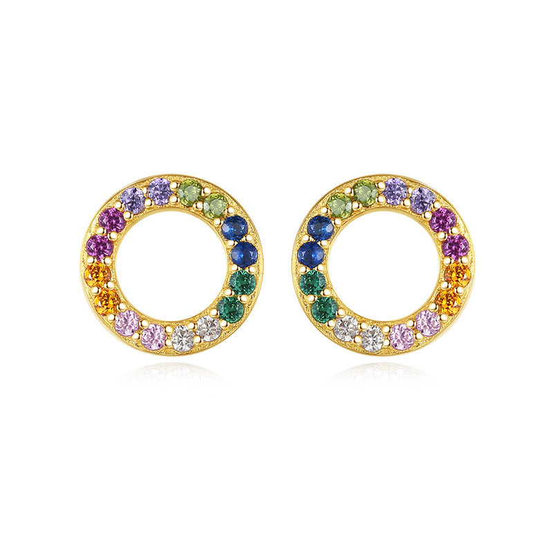 New Studs Earrings Mini Zirconia Korean Chic Serenyah