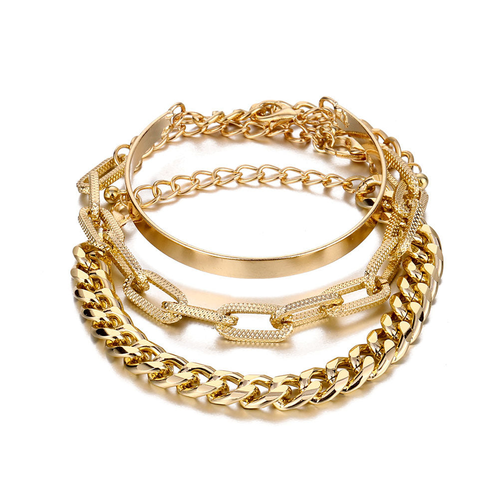 Vera Catena - Set of 3 or 4 Bracelets in Gold or Silver Serenyah