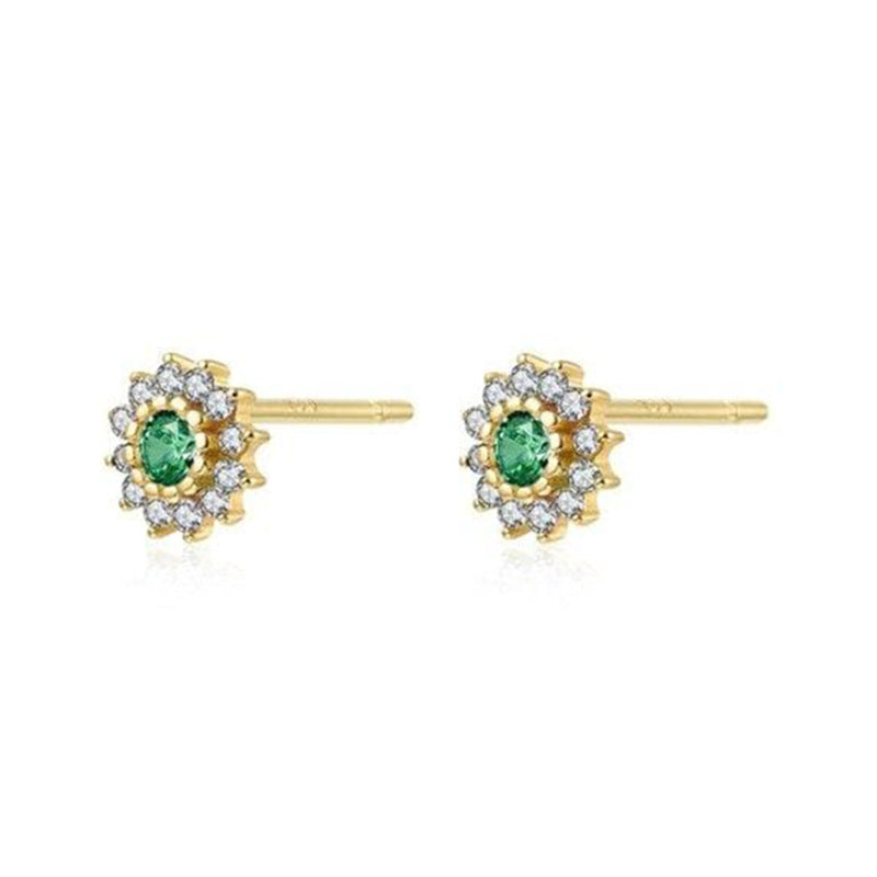 New Studs Earrings Mini Zirconia Korean Chic Serenyah