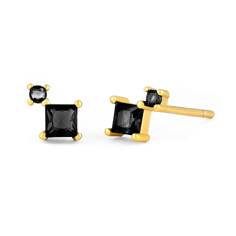 New Studs Earrings Mini Zirconia Korean Chic Serenyah