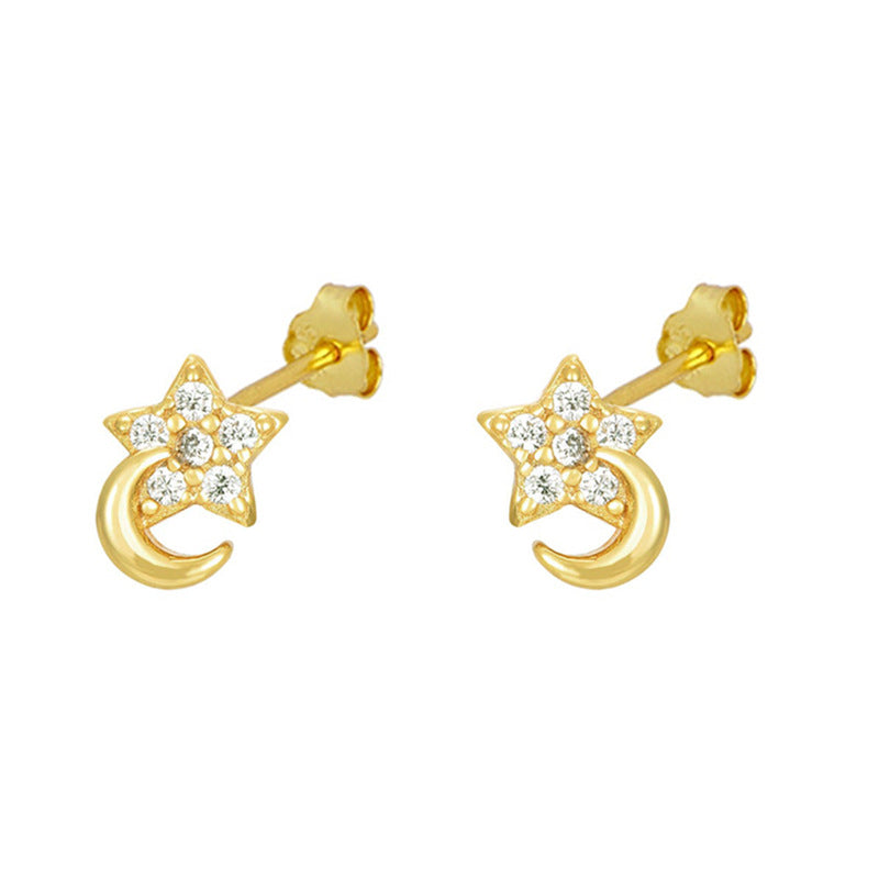 New Studs Earrings Mini Zirconia Korean Chic Serenyah