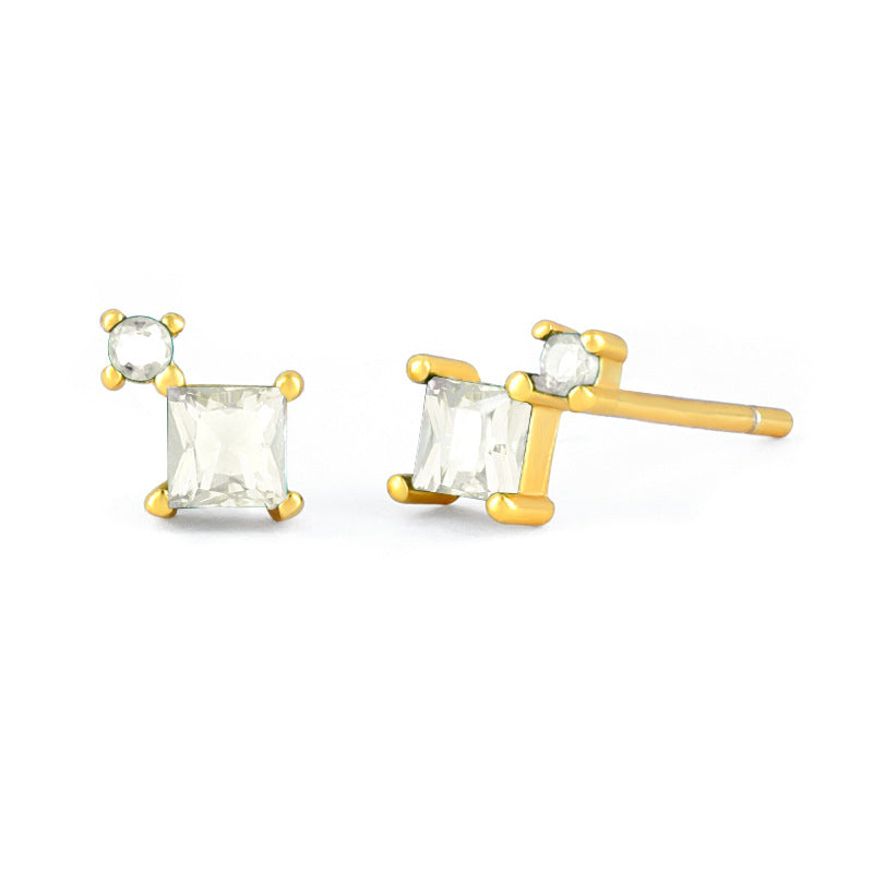 Nova Studs Brincos Mini Zircônia Korean Chic Serenyah