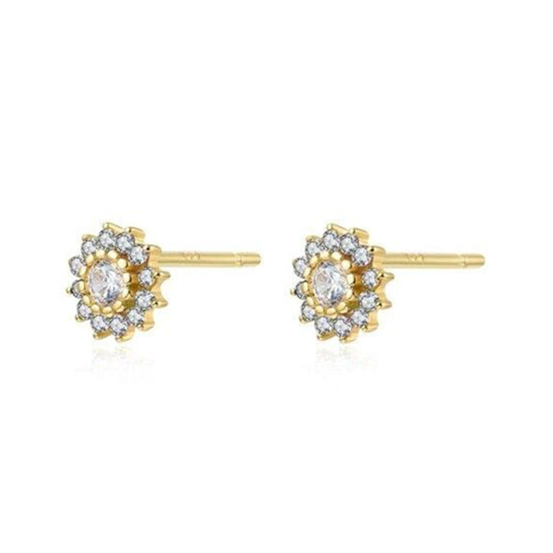 New Studs Earrings Mini Zirconia Korean Chic Serenyah