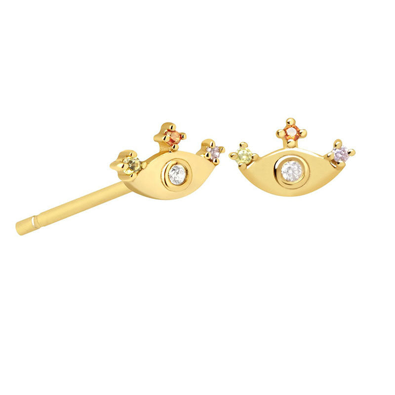 New Studs Earrings Mini Zirconia Korean Chic Serenyah