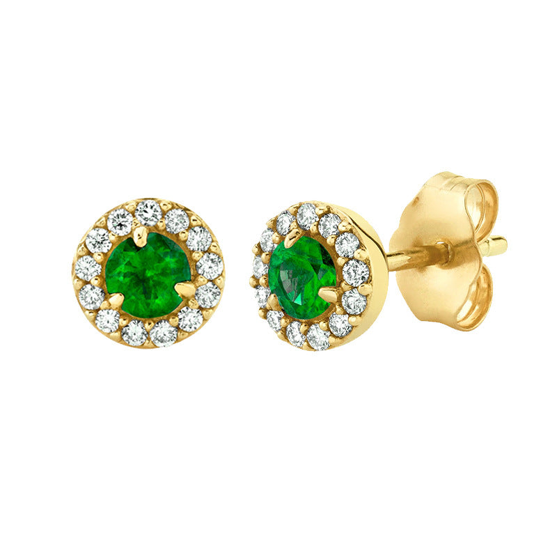 New Studs Earrings Mini Zirconia Korean Chic Serenyah