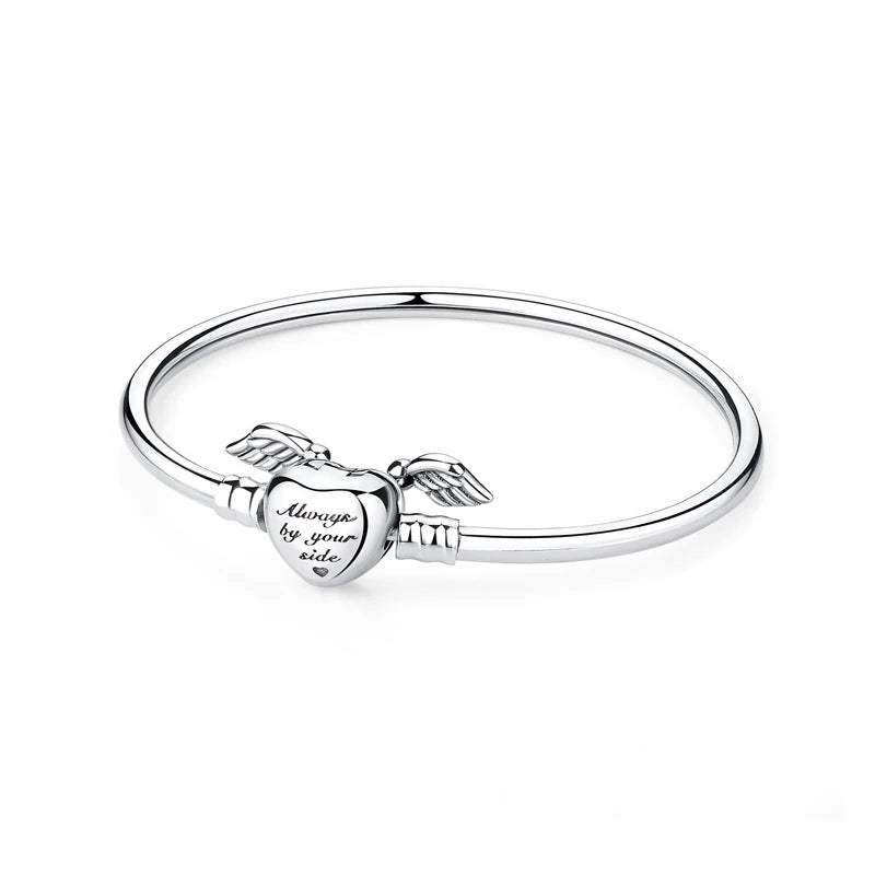 Pulseira Love Heart em Prata 925 com Charms