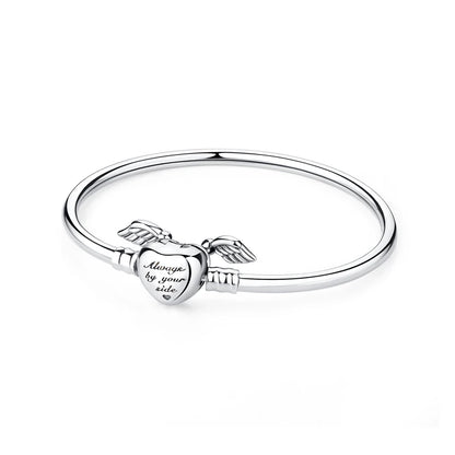 Pulseira Love Heart em Prata 925 com Charms