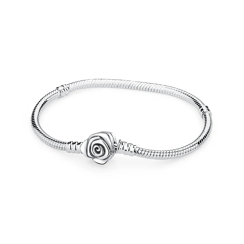 Pulseira Love Heart em Prata 925 com Charms